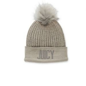 Juicy By Juicy Couture Pom Women’s Beanie Gray